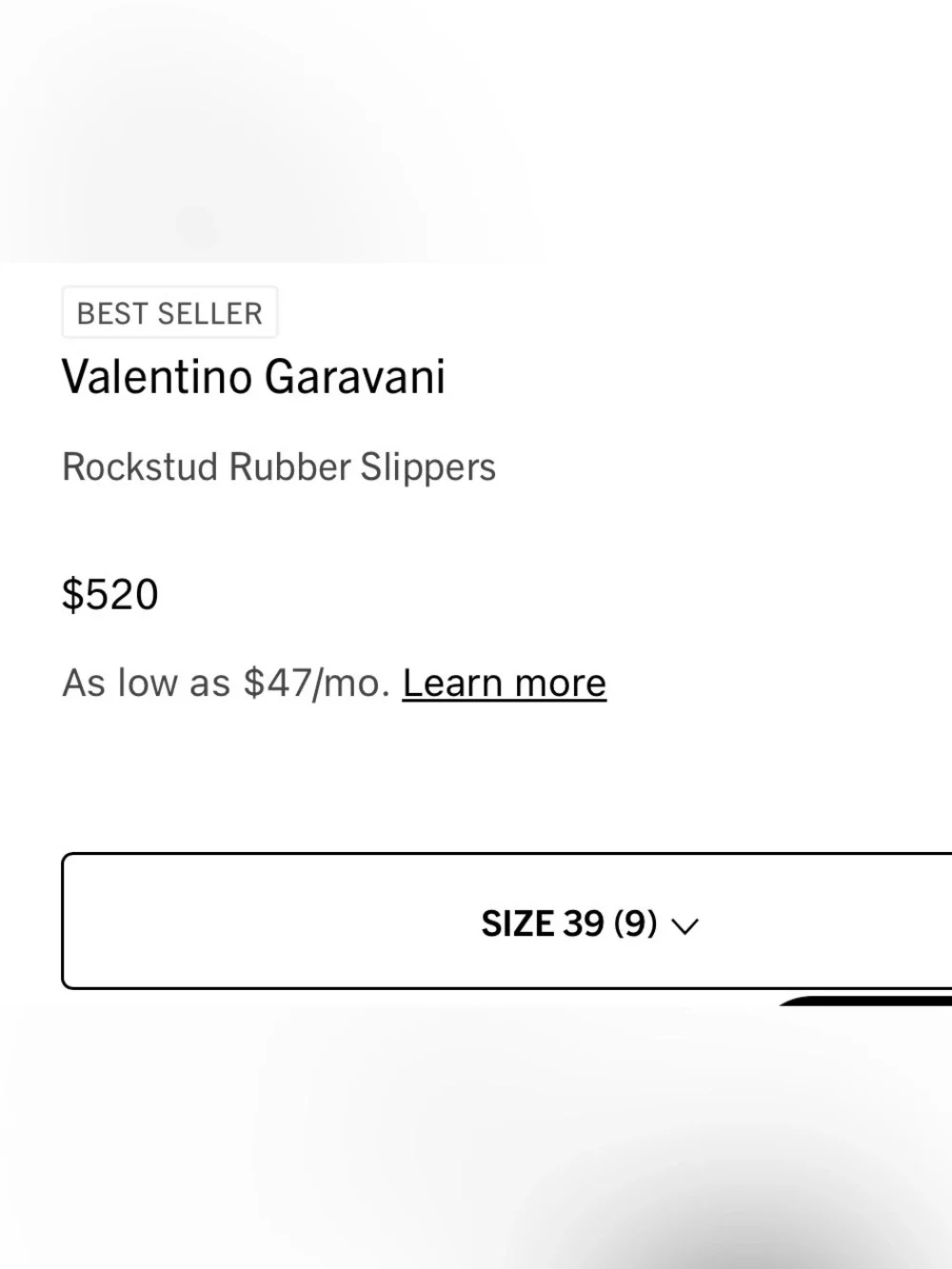 Valentino Black Rockstud Sandals - NWOT Authentication Cert Inc. See Sizing Note